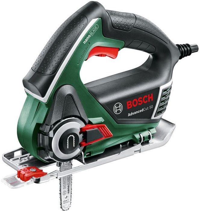 Bosch Advancedcut 50 sierra de calar tecnología nanoblade 500 w hoja tapa protectora contra as 06033c8100