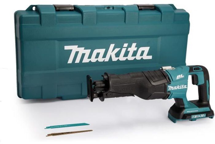 Makita Djr360zk Sierra de sable 32 cm 2300 spm 3000 255 13 85 2x18v