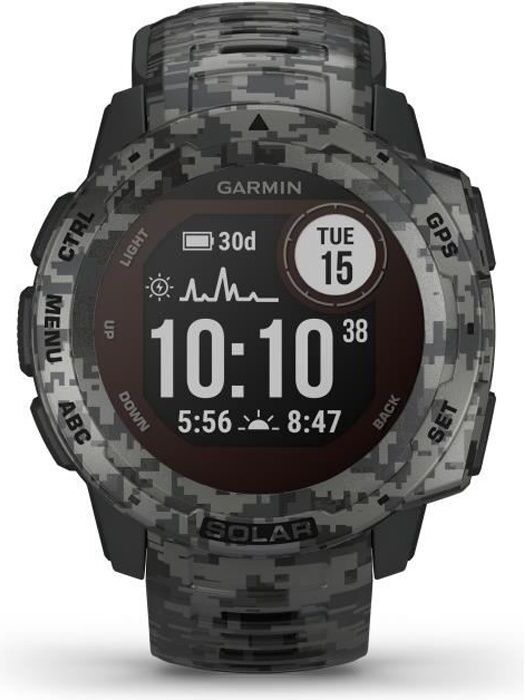 Garmin GARMIN Instinct Solar, grafito camuflaje