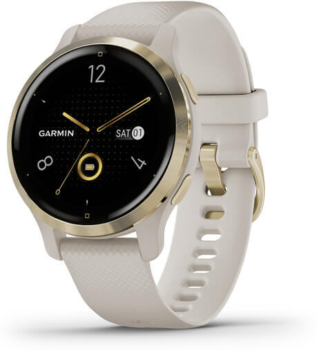 Garmin GARMIN Venu 2S - Reloj inteligente con GPS - Plata
