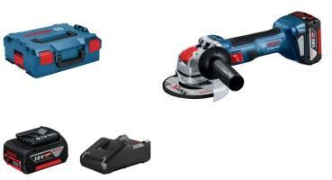 Miniamoladora Batería Gwx 18v7 125 mm professional amoladora bosch 18v 11000 rpm angular 4.0ah