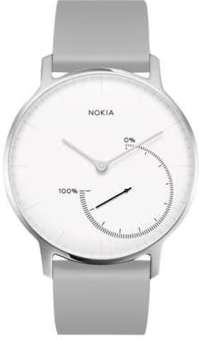 Nokia Correa de muñeca gris para Acero (36 mm), Acero HR