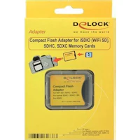 Adaptador de tarjeta DeLOCK (SD, SDHC, SDXC) CompactFlash-62637