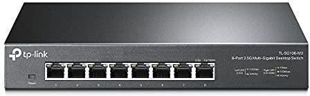 TP-Link Conmutador de escritorio TL-SG108-M2 de 8 puertos