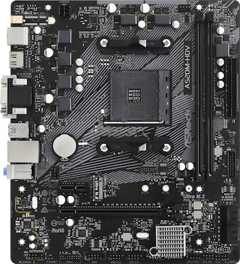 Asrock A520M-HDV Placa Base AMD AM4 2DDR4 Micro ATX PCI-E