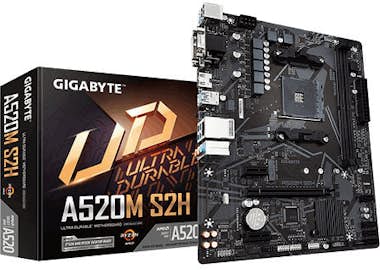 Gigabyte A520M S2H Placa Base AMD A520 DDR4 Micro ATX AM4 N