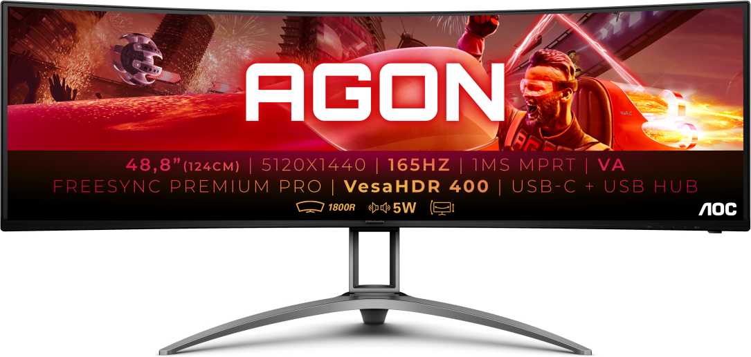 AOC AOC AG493UCX2 pantalla para PC 124,5 cm (49"") 512