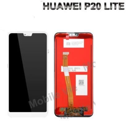 Huawei Pantalla Lcd para P20 Lite con chasis blanco
