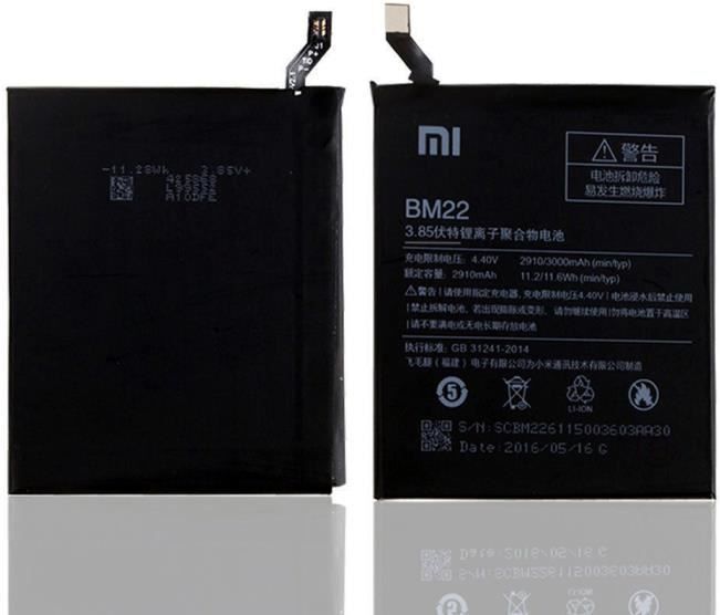 Xiaomi Bateria Original Mi5 M5 2910mAh Prime BM 22 BM-22