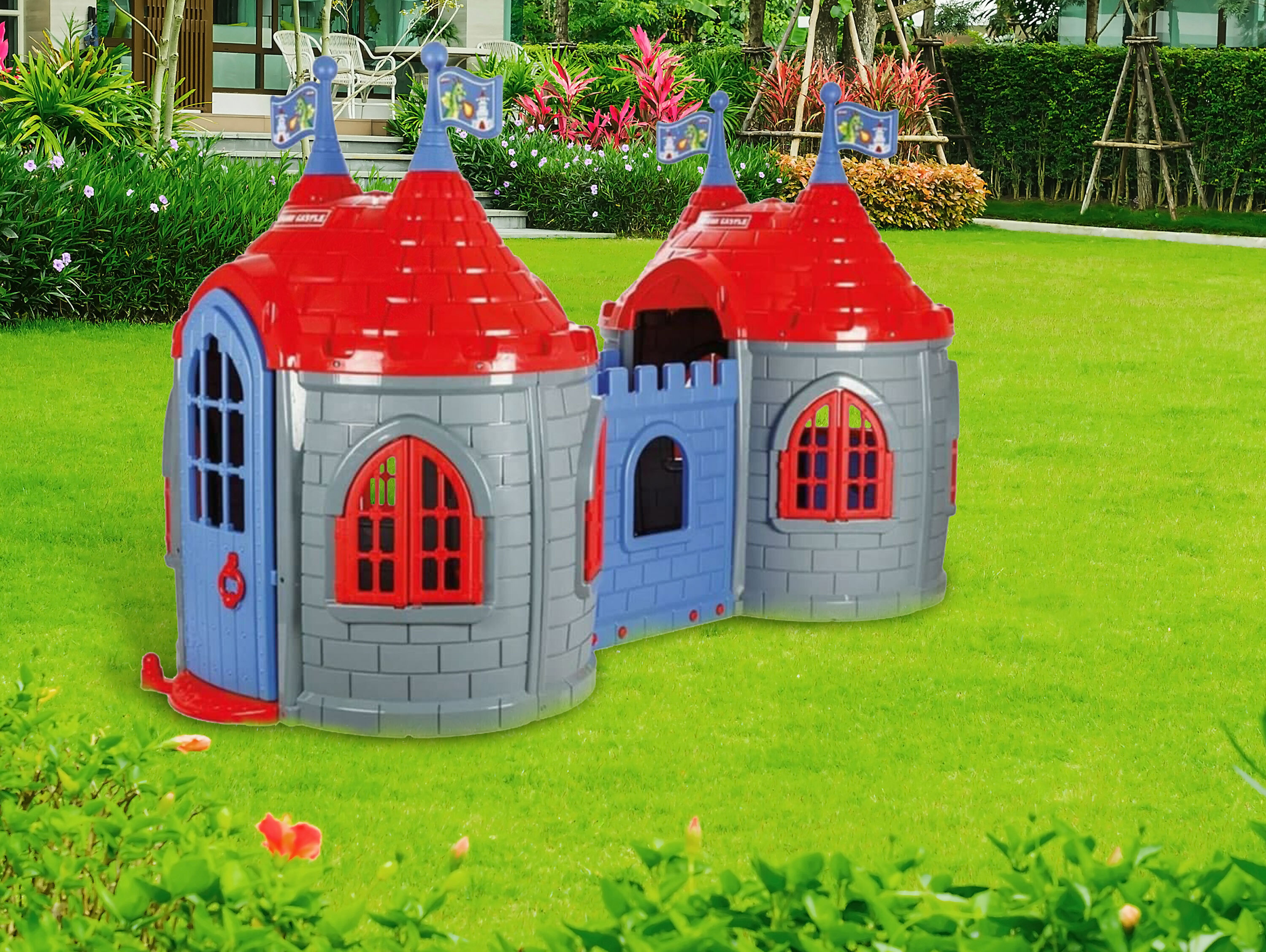 Comprar pilsan Castillo infantil de plastico con dos torres DOUBL al mejor precio Phone House