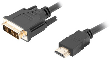 Lanberg Lanberg CA-HDDV-10CC-0030-BK adaptador de cable de