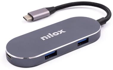 Nilox Nilox MINI-DOCKING USB-C: HDMI, 3 PUERTOS USB 3.0