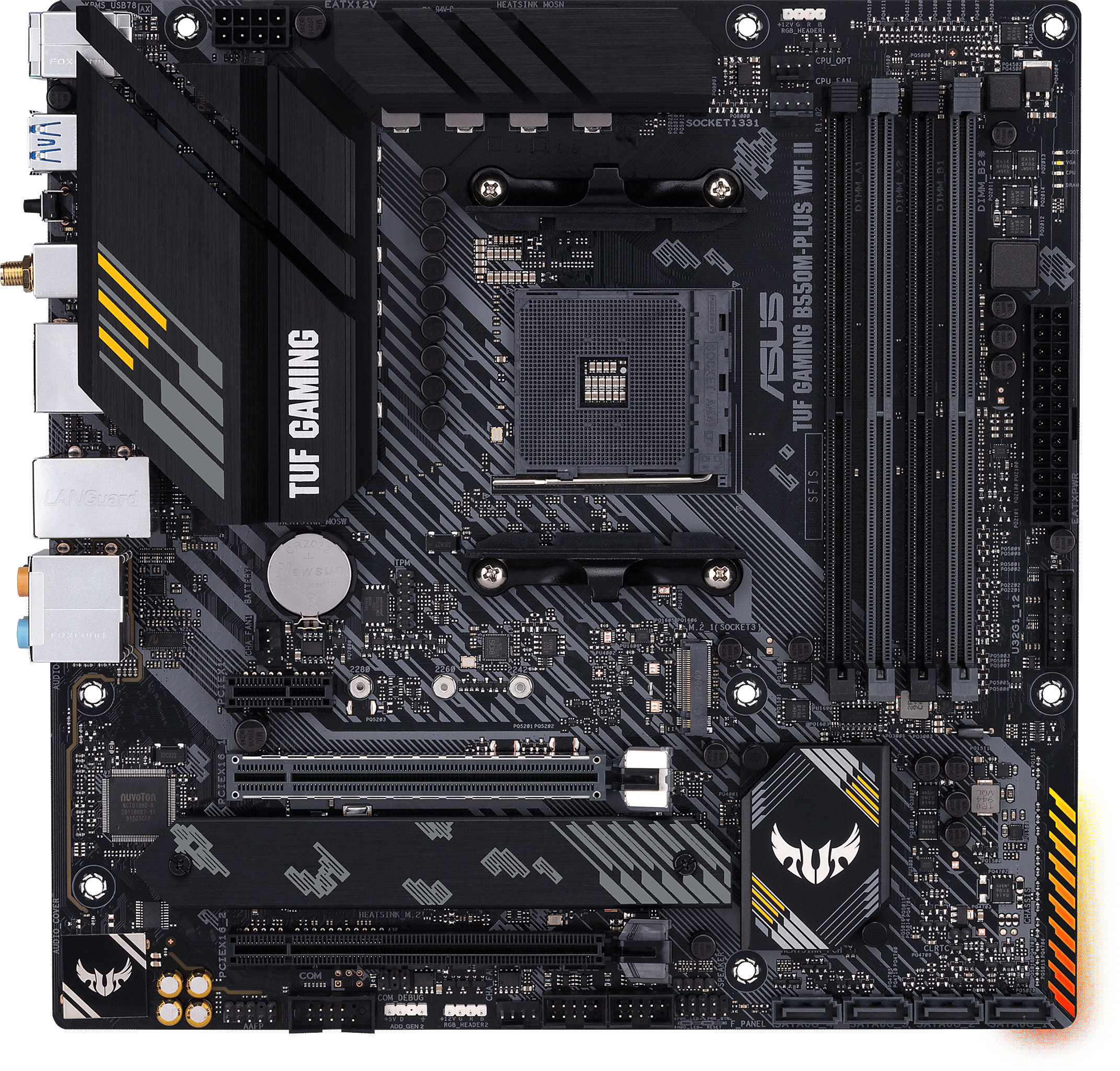 Asus ASUS TUF GAMING B550M-PLUS WIFI II AMD B550 Zócalo