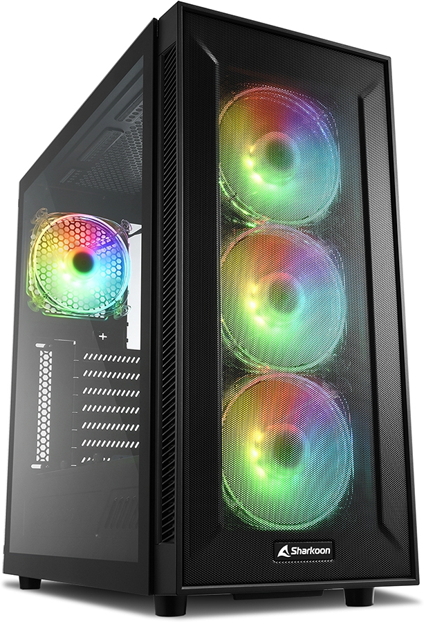 Sharkoon Sharkoon TG6M RGB Torre Negro