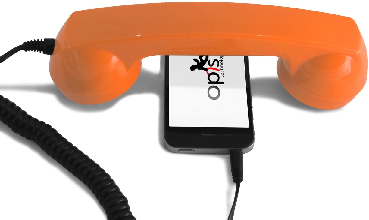 Opis Technology Auricular de estilo retro en forma receptor teléfono versión para android y windows 60s micro