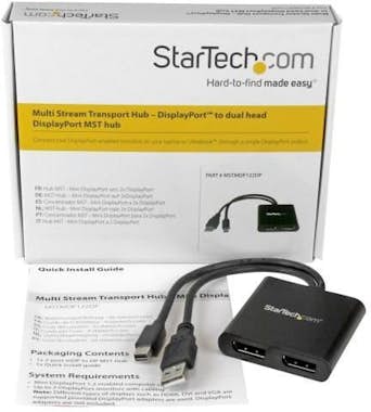 StarTech.com STARTECH.COM Mini DisplayPort a 2x DisplayPort Mul