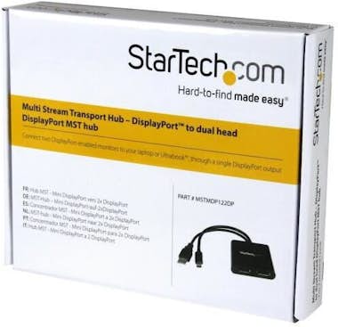 StarTech.com STARTECH.COM Mini DisplayPort a 2x DisplayPort Mul