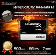High-Tech & Bien-Etre HyperX FURY Disco duro interno SSD para juegos SAT