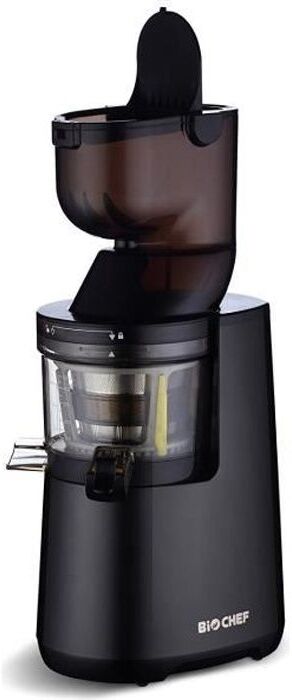 Biochef Atlas Whole slow juicer extractor de zumos cold press licuadora frutas enteras como manzanas nar negro exprimidor vertical