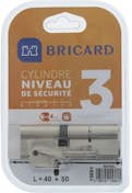 BRICARD ASTRAL 15691 Cilindro 40+50 mm doble entrada latón