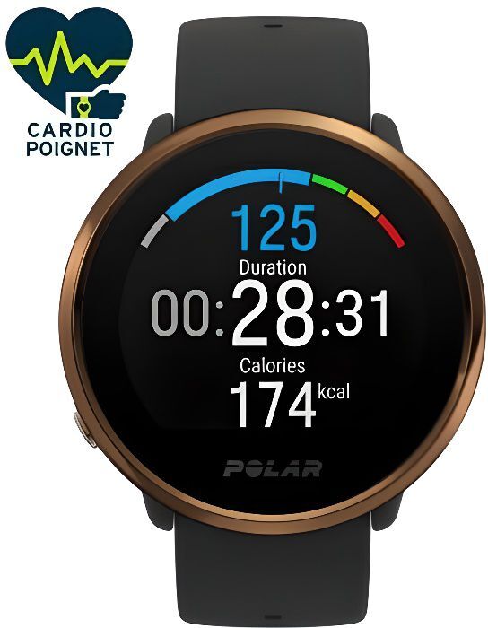 Polar Reloj POLAR IGNITE Talla ML Negro / Dorado SS 2020