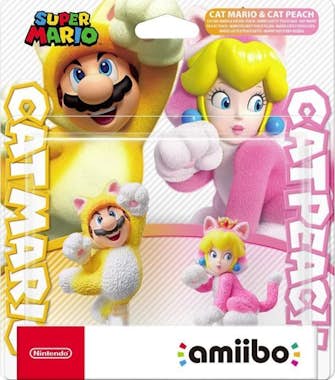 Nintendo Amiibo - Mario Chat y Peach Chat