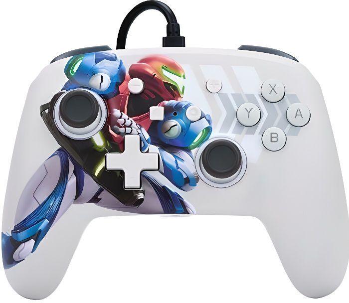 PowerA Mando con cable Metroid Dread para Nintendo Switch