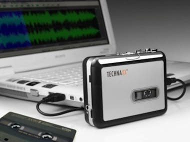 TECHNAXX Reproductor de casete USB y conversor digital con