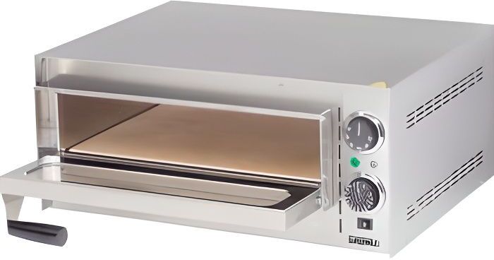casseLin Horno de pizza eléctrico profesional de 1 cámara -