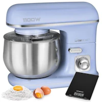 Procesador De Alimentos Panadería Cocina Hogar Multifunción Bol 5L 1100W KM 6030 Azul