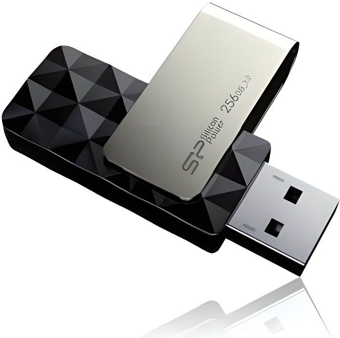 Level One Memoria USB 3.0 SILICON POWER - B30 - 256 GB - Neg
