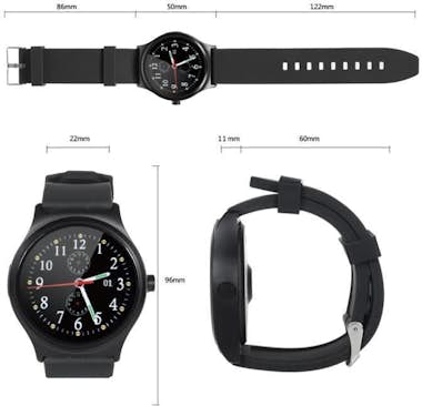 Level One Smartwatch NanoRS RS100 bluetooth, frecuencia card