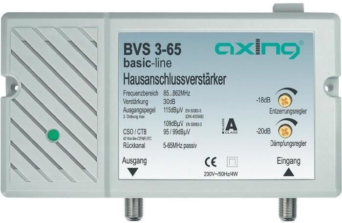 Axing Amplificador de conexión de edificios BVS 3-65