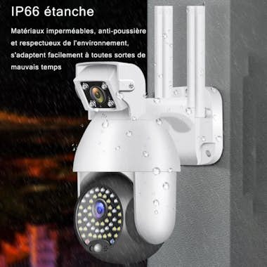 Tech DISCOUNT Cámara de vigilancia panorámica motorizada día/noc