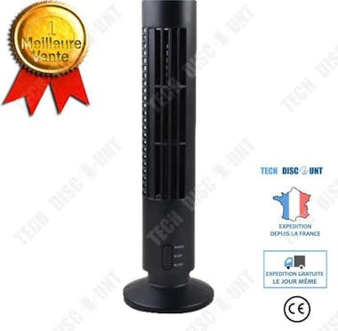 Tech DISCOUNT TD® Fan USB Air Conditioning Mini Bladeless Pyrami