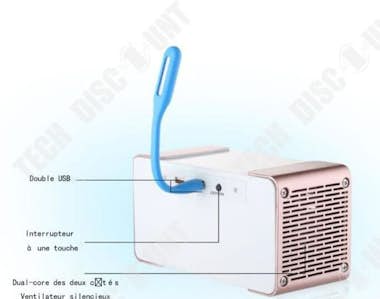 Tech DISCOUNT TD® USB Mini enfriador de aire Oficina en el hogar