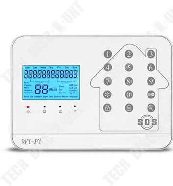 Tech DISCOUNT Alarma antirrobo TD® Wifi gsm PSTN alarma antirrob