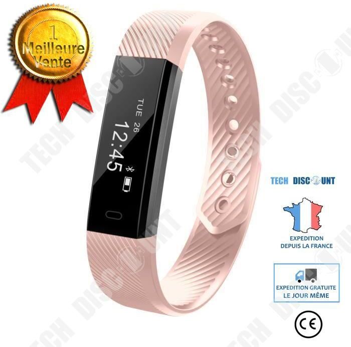 Tech DISCOUNT TD® ID115 Pulsera inteligente Rastreador de ejerci