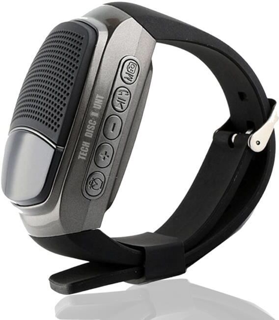 Tech DISCOUNT Reloj de pulsera TD® Altavoz Bluetooth inalámbrico