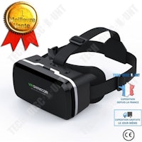Gafas TD® Smart VR Gafas G04A vr para teléfono móvil Gafas de juego de realidad 3D auriculares mango