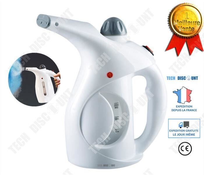 Tech DISCOUNT TD® Travel Handheld Steamer Iron Wireless Portable