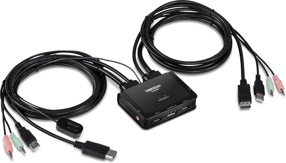 Trendnet TK-220DPI DisplayPort Conmutador kVM 4K Ultra HD U