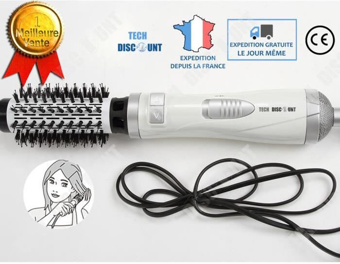 Tech DISCOUNT Cepillo soplador redondo TD® secador de pelo cepil