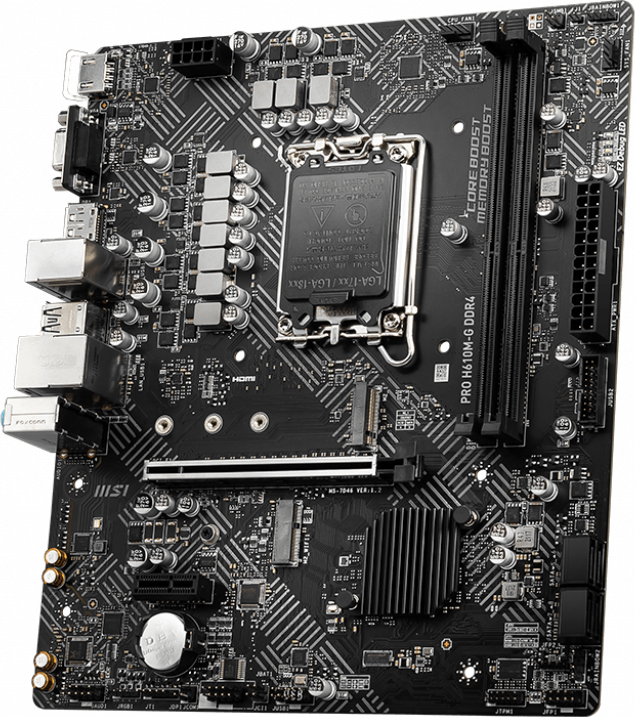 MSI Pro H610M-G Placa Base Intel 12 Gen 128 GB DDR4 Ne