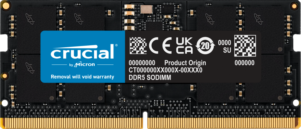 Crucial CT16G48C40S5 Memoria RAM 16 GB DDR5 4800 MHz CL40