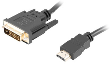 Lanberg Lanberg CA-HDDV-20CU-0018-BK adaptador de cable de