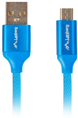 Lanberg Lanberg CA-USBM-20CU-0018-BL cable USB 1,8 m USB 2