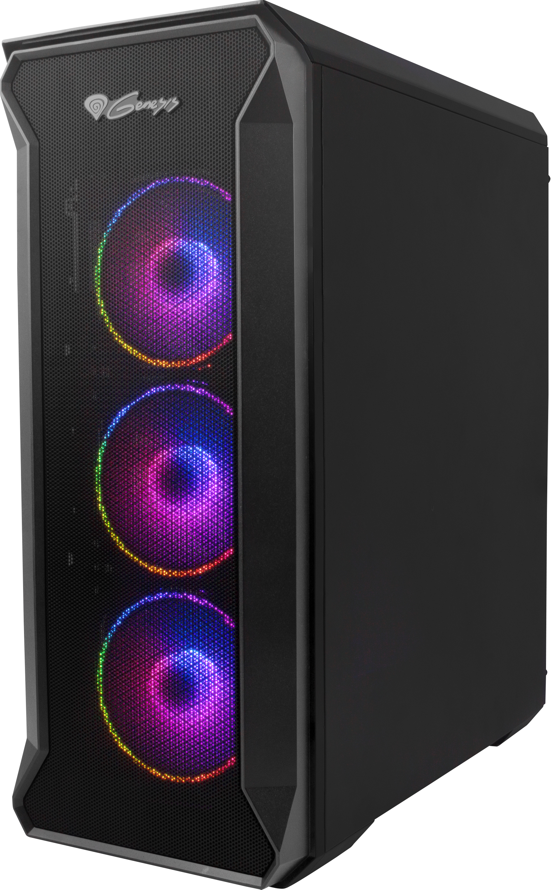 Genesis GENESIS Irid 505 ARGB Midi Tower Negro, Transparen