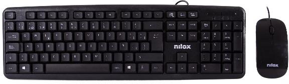Nilox COMBO USB - TECLADO + RATÓN FLAT