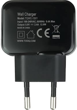 Tooq TooQ TQWC-1S01 cargador de dispositivo móvil Negro